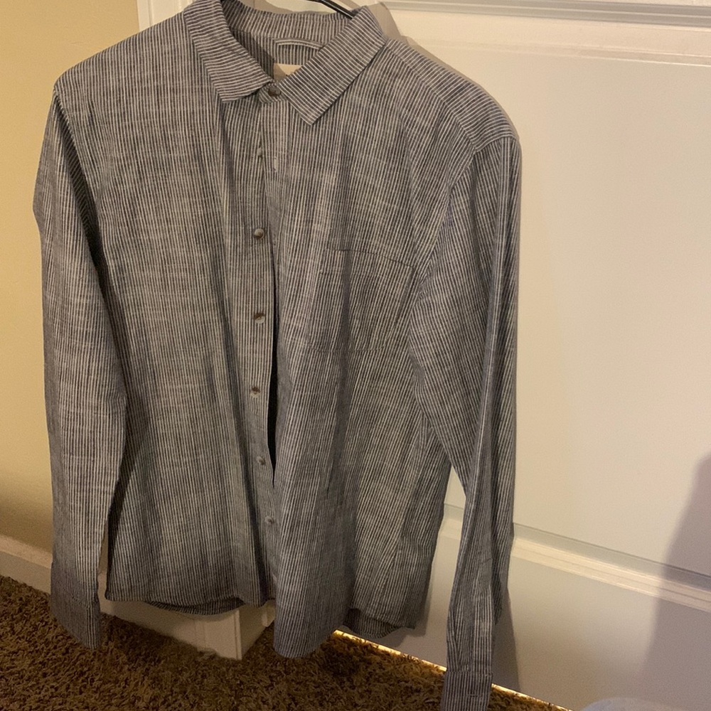 Marine Layer Striped button down shirt